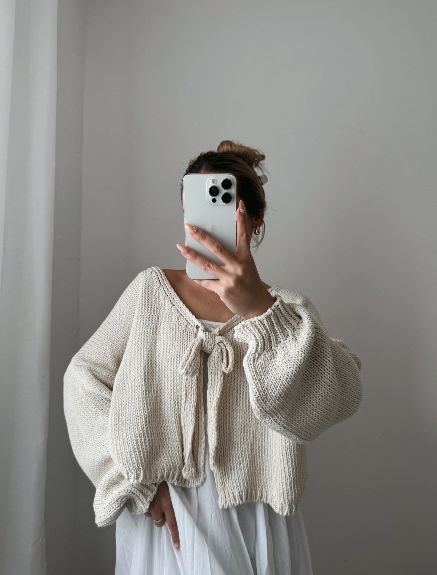 CARDIGAN HÄKELOPTIK