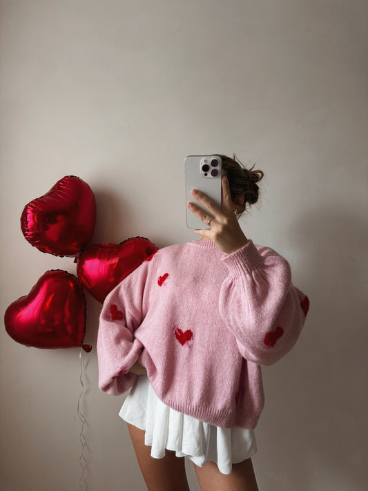 OVERSIZED PULLOVER ROS AMOUR