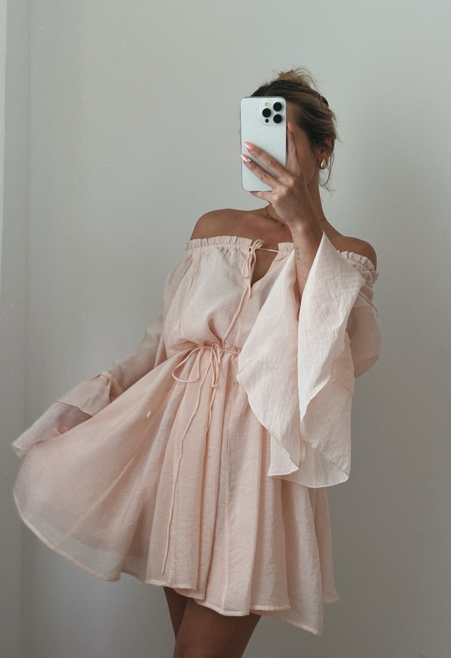 VOLANT KLEID ROSE