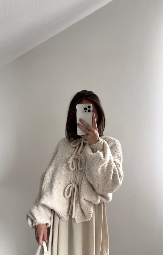 SCHLEIFENCARDIGAN